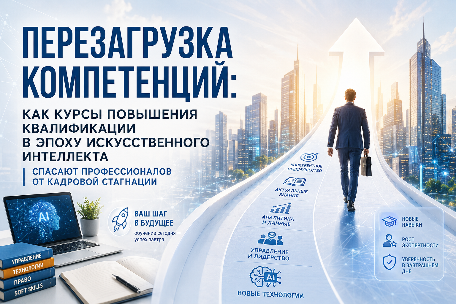 Прохождение курсов повышения квалификации для топ-менеджеров и инженеров в корпоративном институте